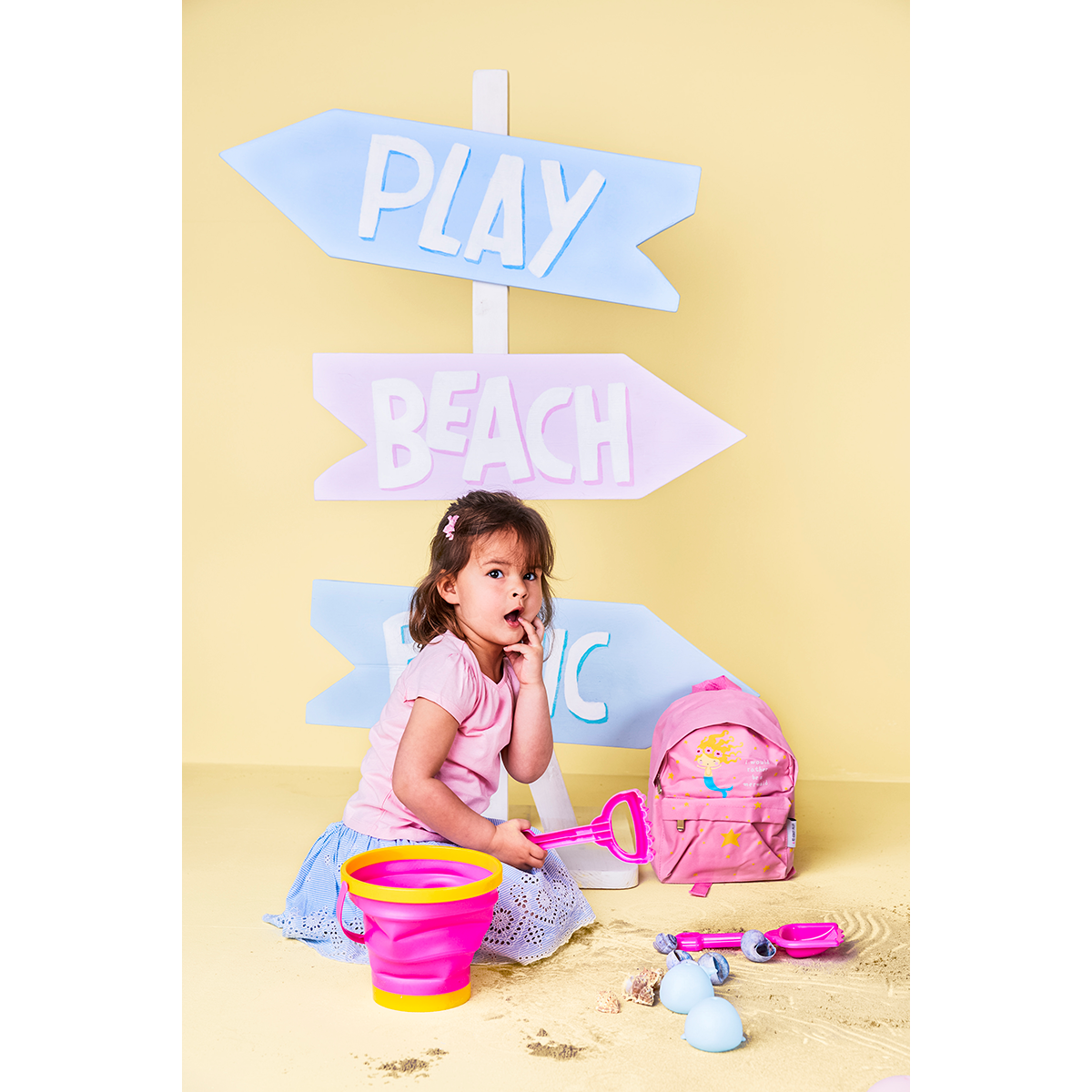 Bucket and spade set Pink